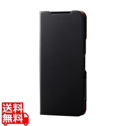 らくらくスマートフォン a / Lite ソフトレザーケース 薄型 磁石付 写真1