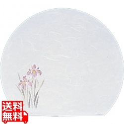 遠赤抗菌和紙 尺3半月まっと(100枚) あやめ WH-11 写真1