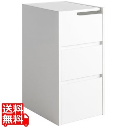 ゲーム機ワゴン GRK-008R ホワイト 写真1