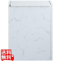 木製キッチンペール DB-650R 大理石ホワイト 写真1