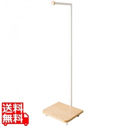 ハンガーラック コートハンガー スリム 高さ154 HS-1540 ホワイト 宮武製作所 写真1