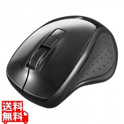 5ボタン Bluetooth5.0 BlueLED マウス ブラック 写真1