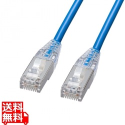 カテゴリ7LANケーブル(スリム、やわらか、ツメ折れ防止コネクタ) 写真1