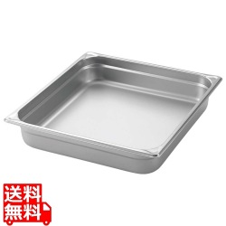 EBM 18-8 ホテルパン補強重なり防止付 1/4 100mm 2144 写真1