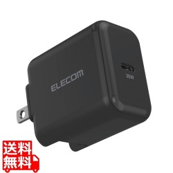 PD 充電器 30W USB タイプC 1ポート スイングプラグ PSE技術基準適合 ノートPC ブラック 写真1