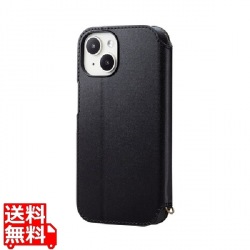 iPhone 15 ソフトレザーケース 手帳型 磁石付 NEUTZ 写真1