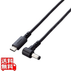 ノートPC用充電ケーブル(USB Type-C/DC5.5mmコネクター/100W) 写真1