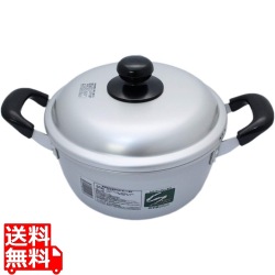 アルマイト シルバーメリータス 両手鍋 20cm 写真1