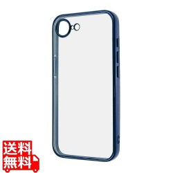 iPhone 16e LS 精密カメラ保護衝撃BPメタリックTPUソフトケース/BL 写真1