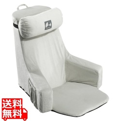 ゲーミングベッドソファ バウヒュッテ BHB-650-GY ゲーミング座椅子 持ち運べるソファ ポリウレタン 背もたれ グレー 写真1