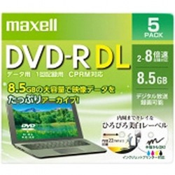 データ用 DVD-R 8.5GB 8倍速対応 プリンタブル ホワイト 5枚入 写真1