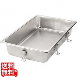 18-8 シリコンパッキン付蓋用 テーブルパン本体 2/3 150mm 写真1