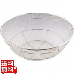 ThreeSnow SA18-8本職用揚ざる 荒目 55cm | キッチン用品 調理器具 調理 製菓 道具 ざる 写真1