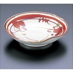 古赤絵ぶどう小皿T05-48 写真1