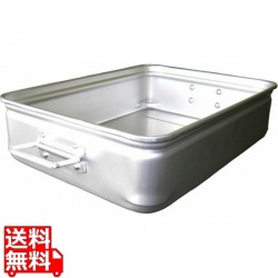 アルマイト 手付 キングボックス(番重) 中 110mm 業務用 写真1