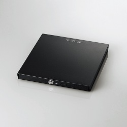 DVDディスクドライブ/M-DISC対応/typeCコネクタ付/USB3.0/スリム厚/ブラック 写真1