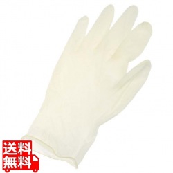 ダンロップ 天然ゴム極うす手袋(100枚入)NR611 ナチュラル SS-N 写真1