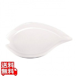 メラミン 桜花皿42cm白 写真1