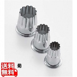 SA18-8ツバ付抜型 菊 小 写真1