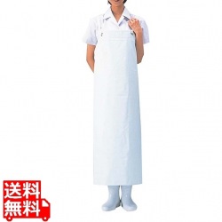 シャバルバ 前掛 胸付 674 LL 白 写真1