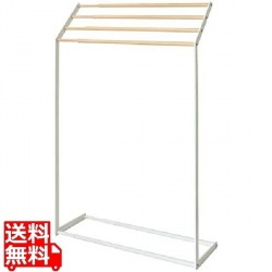 伸縮タオルスタンドHS-4065 ホワイトWH 写真1