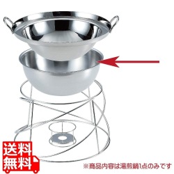 ビュッフェ用中華鍋湯煎鍋 30cm用 写真1