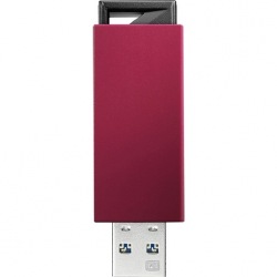 アイ・オー・データ機器 16GB ノック式USBメモリー USB3.0/2.0対応 レッド U3-PSH16G/R 写真1