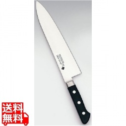 堺實光 プレミアムマスター II (ツバ付) 洋出刃 24cm 写真1