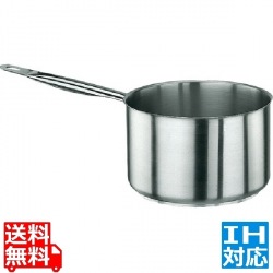 パデルノ 18-10片手深型鍋 (蓋無) 1006-18 ※ IH対応 IH (100V/200V)とガス火対応 写真1
