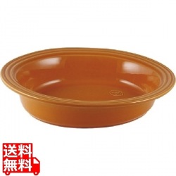 アポーリア オーバルベーキングディッシュ 40cm オレンジ 写真1