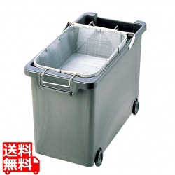 強化耐熱プラスチック フライヤー用 油缶(カゴ付) 写真1