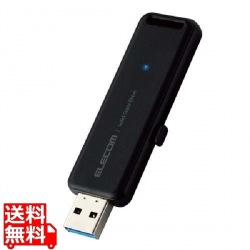 外付けSSD/ポータブル/USB3.2(Gen2)対応/スライド式/1TB/ブラック 写真1