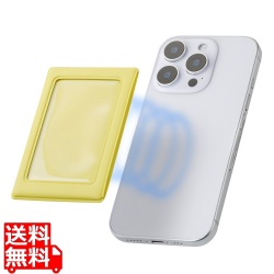 instax(チェキ)mini film用 マグネットフォトフレーム/イエロー 写真1