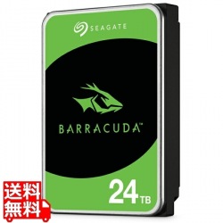 Seagate BarraCuda 3.5 24TB 内蔵HDD メーカー2年保証 SATA 6.0Gb/s 512MB 7200rpm ST24000DM001 CMR 写真1