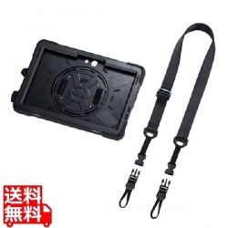 Surface Go2 カバー 耐衝撃ケース(ハンドル、スタンド、ショルダーベルト付き)PDA-SF7BK 写真1