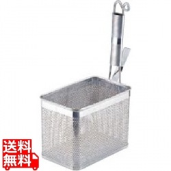 18-8 パイプ柄パンチング角てぼ縦型 S 業務用 写真1