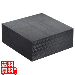 木製 千筋キューブ 黒 200×200×80mm 写真1