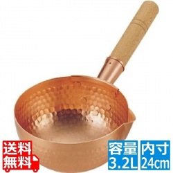 銅ボーズ鍋 24cm 写真1