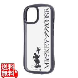 iPhone 15/14/13/Puffull衝撃吸収ケース/ミッキーシルエットB 写真1