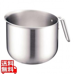 ドンナム 三層鋼ハンドル付ボール (目盛付)20cm 写真1