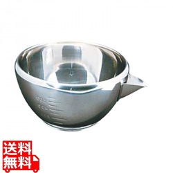 18-8 片口ボール 目盛付 小(直径135) | 国産 日本製 燕三条 正規品 ステンレス 使いやすい 注ぎやすい 写真1