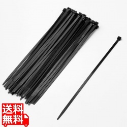 結束バンド(屋外用・耐候性・長さ380mm・幅7.6mm・50本入り) 写真1