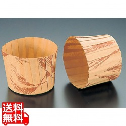 マフィンカップ 小麦柄(80枚入)M-108 直径59 写真1