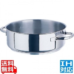 ムヴィエール プロイノックス外輪鍋 (蓋無) 5937.36 36cm ※ IH対応 IH (100V/200V)とガス火対応 写真1