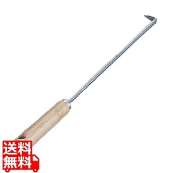 炭起こしえんとつ用 引掛け棒 全長390(ステンレス部直径5×280) 写真1