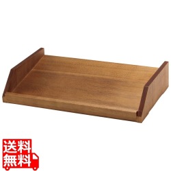 木製 オーガナイザーボックス用スタンド 1段3列 茶 写真1