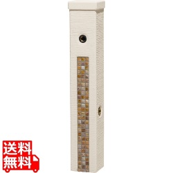 ファミエンテスタンド2口 (アイボリー) タイル/フォンテブラウン 写真1