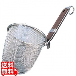 MI 18-8 ローズ柄 うどん揚 丸底(直径139) 写真1