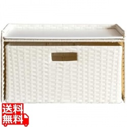 ドロワーラック 幅41 高さ24 DRK-400 アイボリー 宮武製作所 | 樹脂製ラタン 写真1