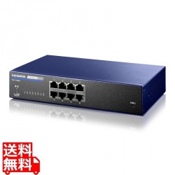 IEEE802.1X認証対応L2インテリジェントスイッチ 8ポート ミレニアム群青 写真1